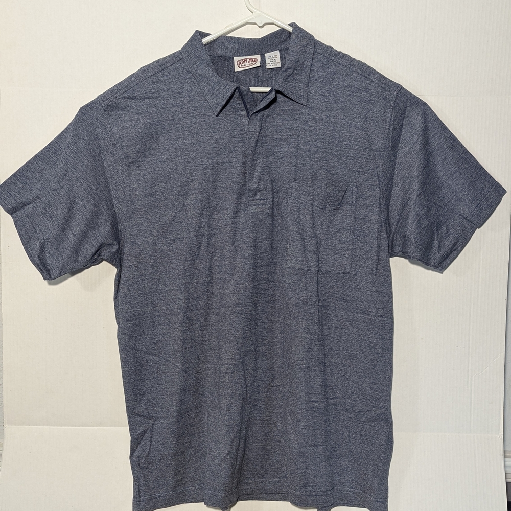 Men's Blue Short Sleeve Shirt